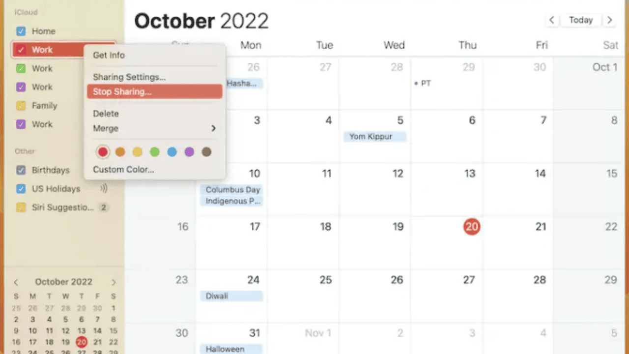  How to Share, Resend, and Stop Sharing a Calendar on Mac