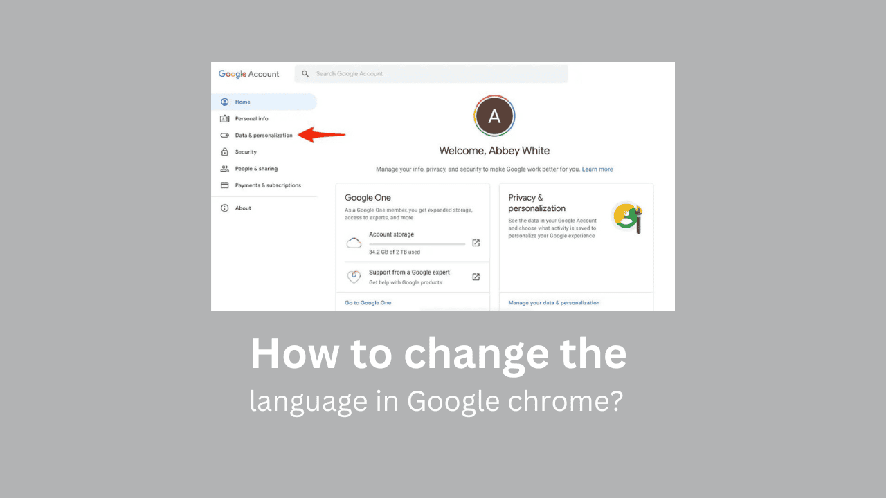 How to change the language in Google chrome