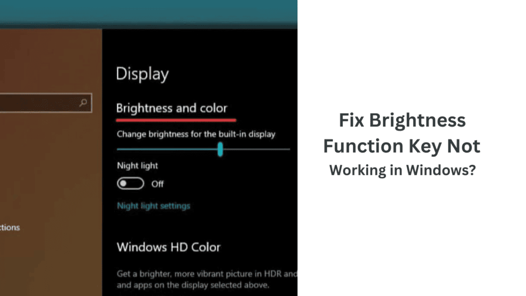 How To Fix Brightness Function Key Not Working In Windows Trendblog How To Fix Brightness Function Key Not Working In Windows Trendblog