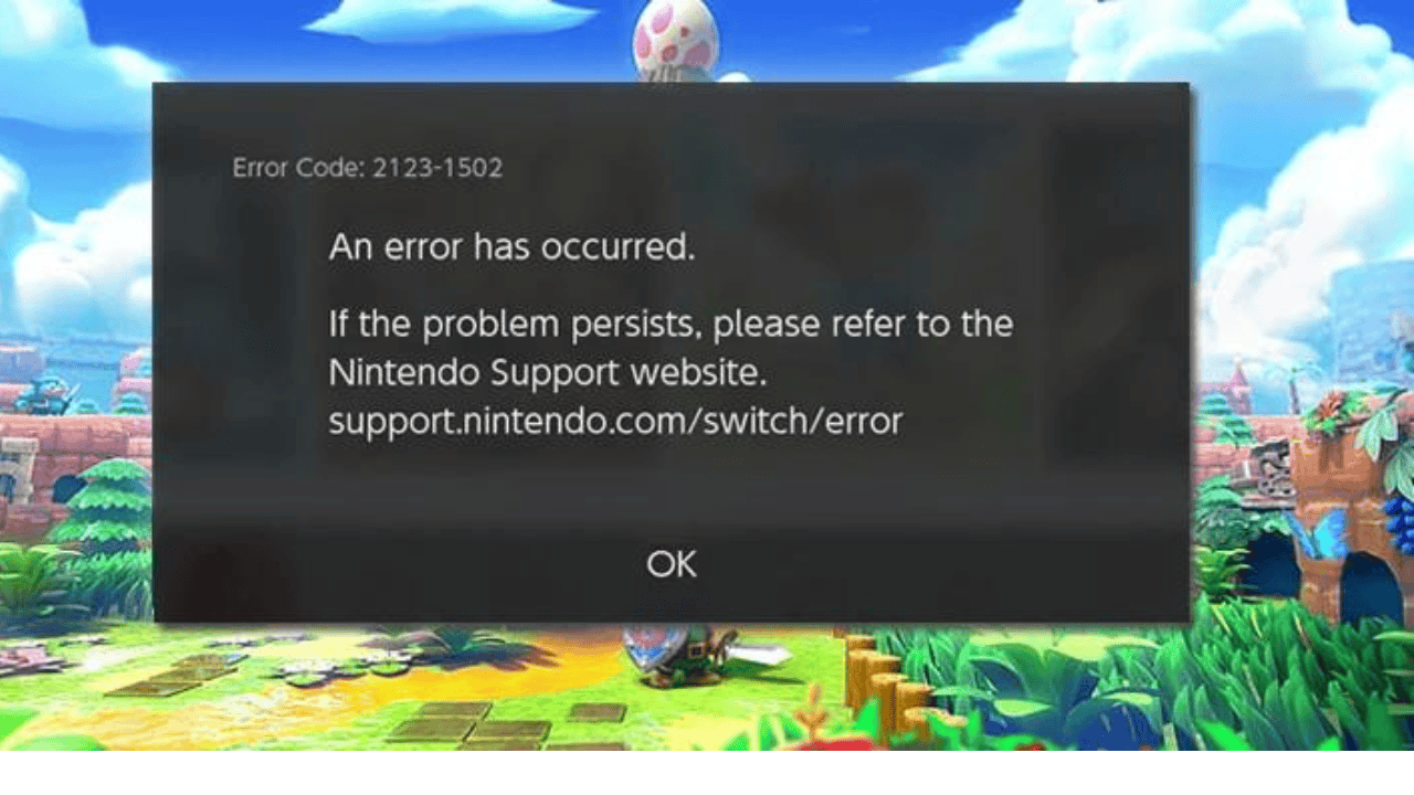  How to Fix Nintendo Switch Error Code 2123 1502!