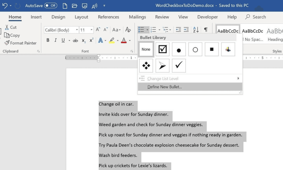 How You Can Insert Checkboxes in Word Docs