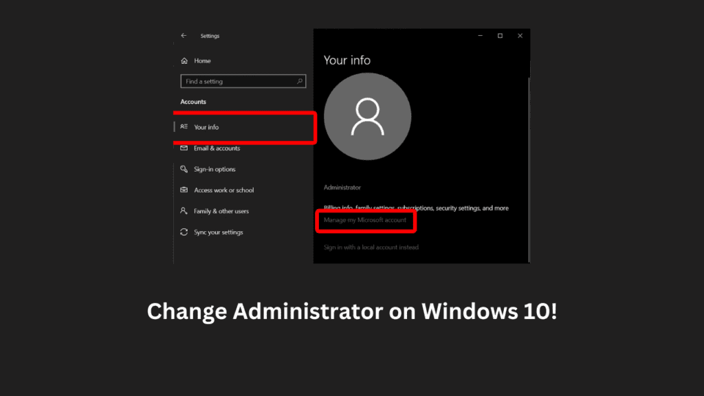 How to Change Administrator on Windows 10! - Trendblog.net