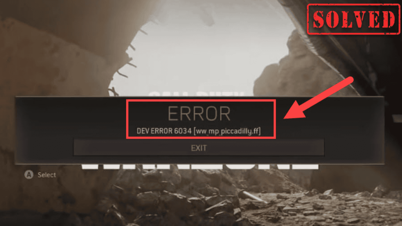 how to fix dev error 6034 on xbox