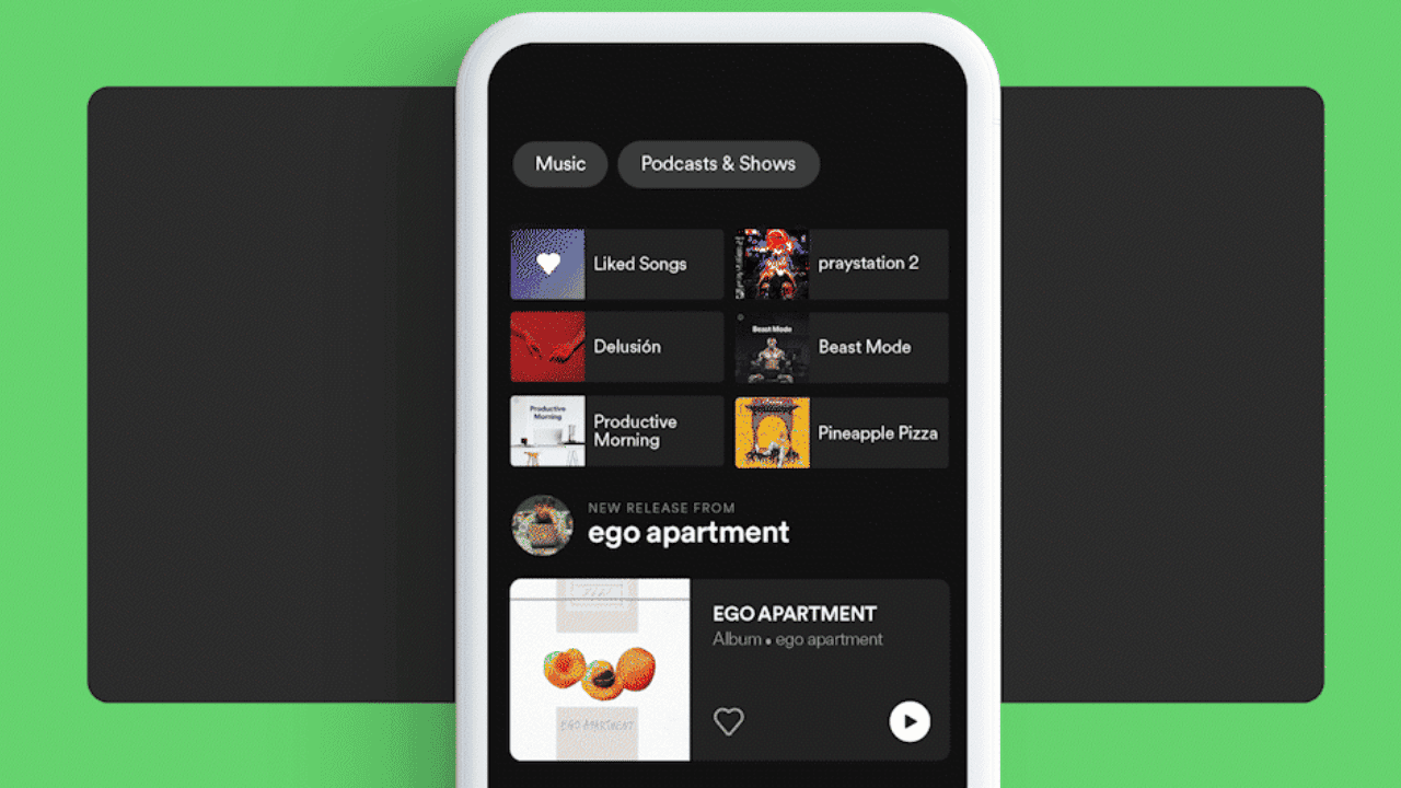 spotifys new home feed