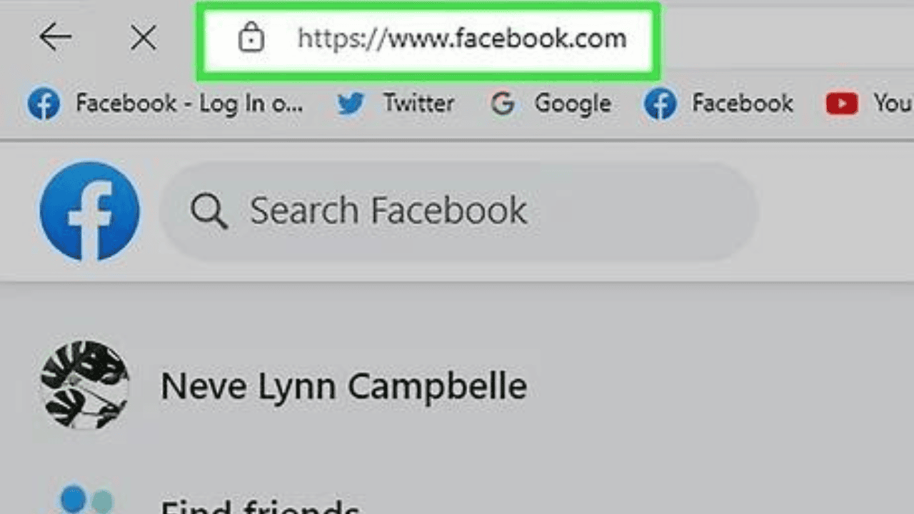 how to find facebook username