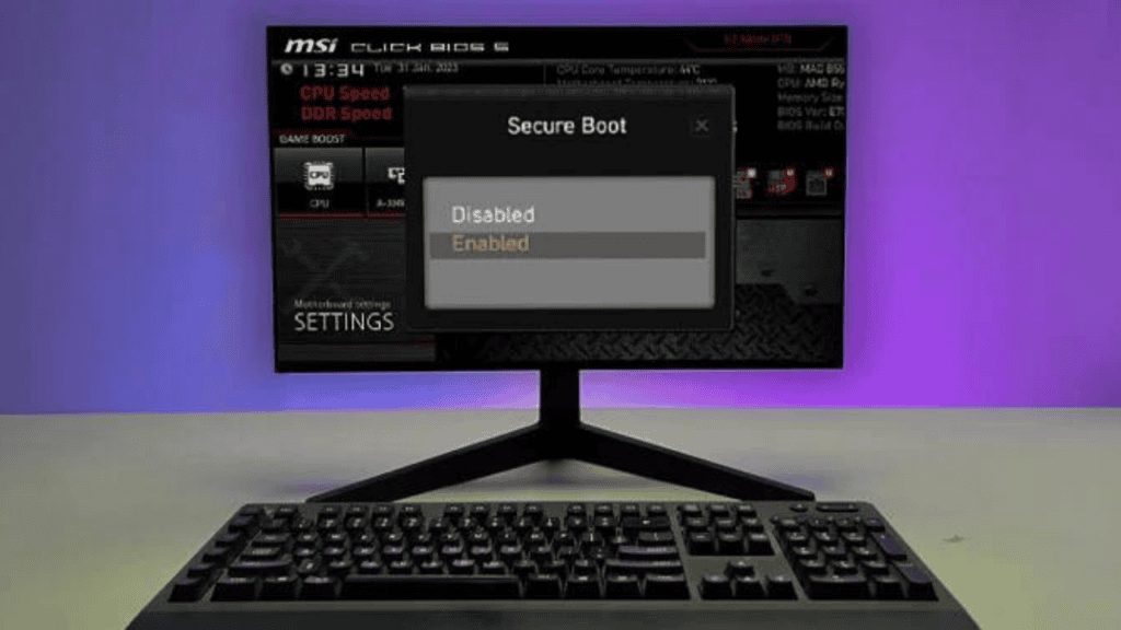 How to Enable Secure Boot in MSI BIOS?