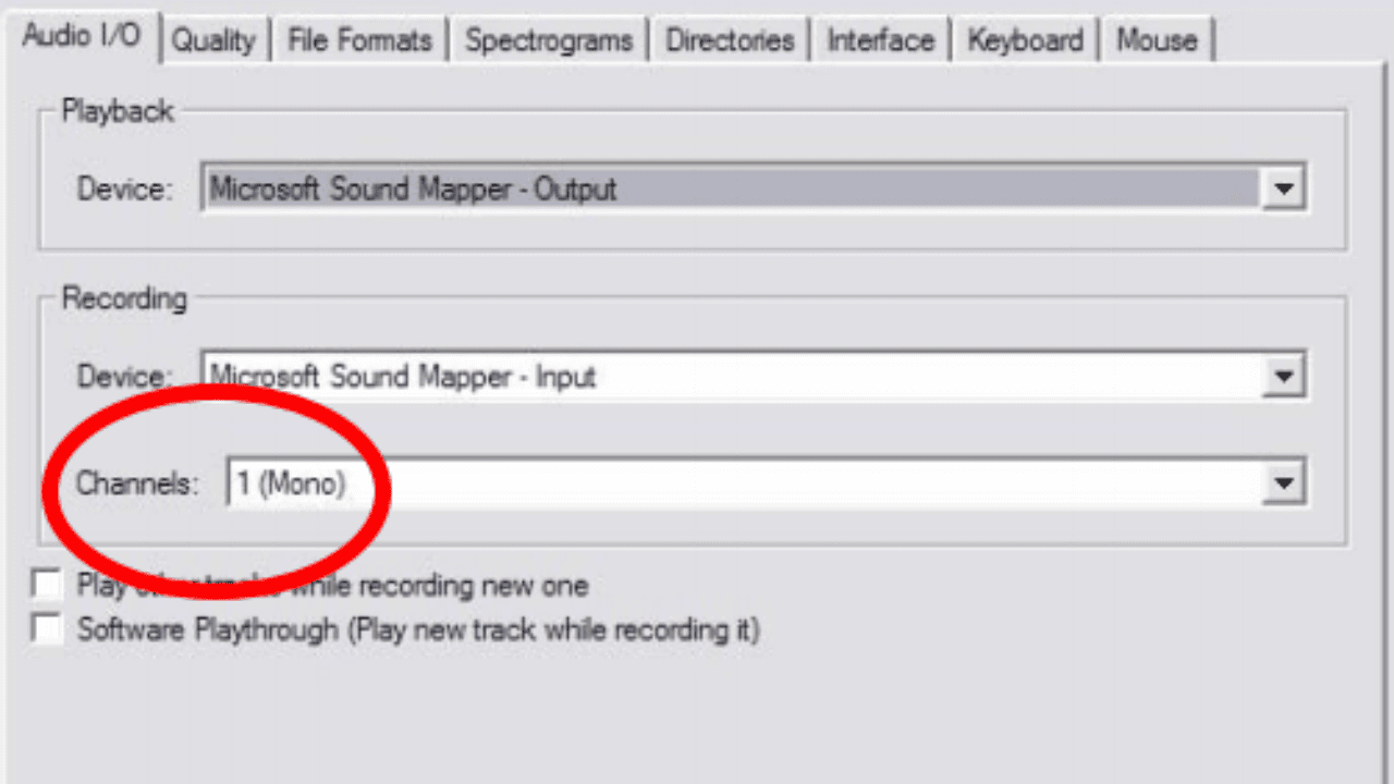 how to make audacity record desktop audio