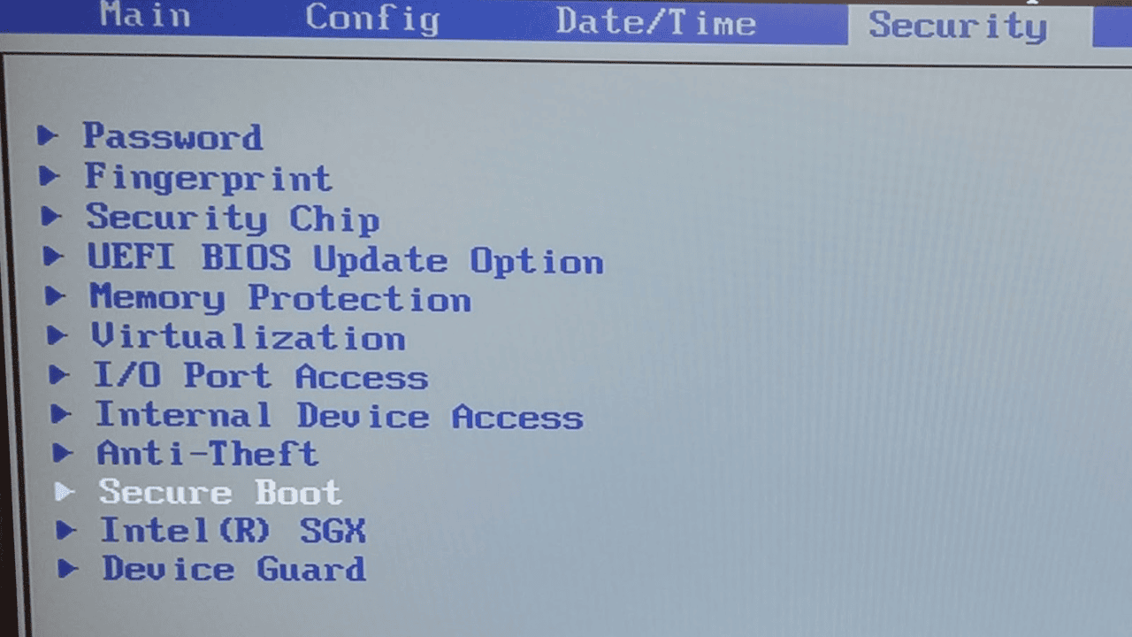 How to Enable Secure Boot on Lenovo Laptops