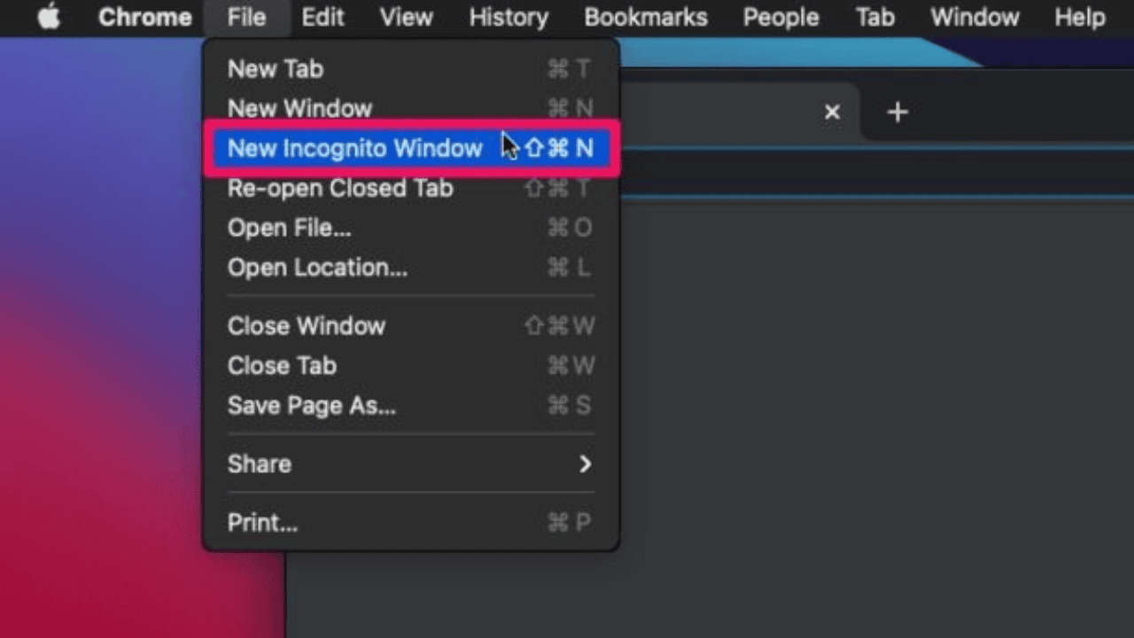 how to use incognito mode on mac