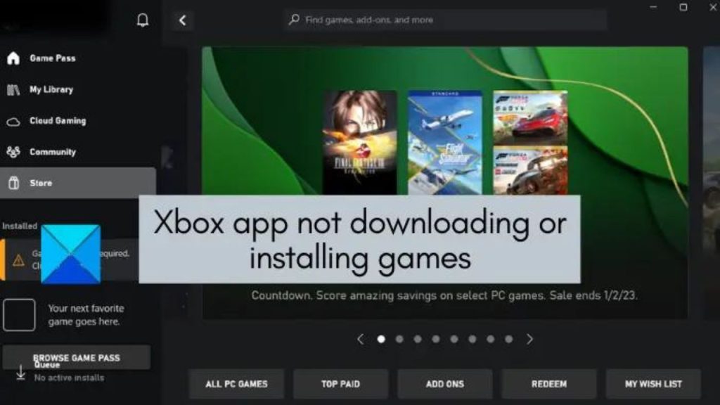 How to Fix the Xbox App Not Installing Games on a PC? - Trendblog.net