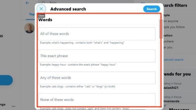 How to Fix Twitter Advanced Search Not Working