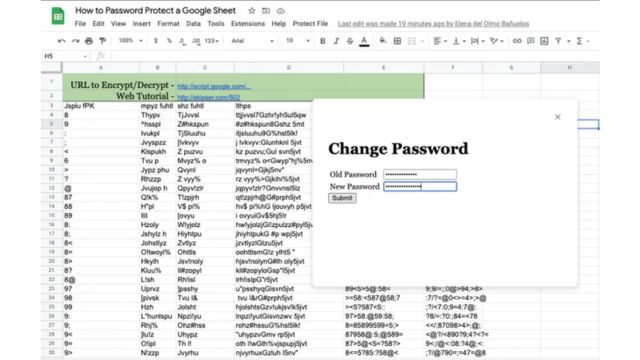 How to password-protect a Google Sheet