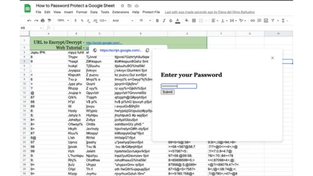 How to password-protect a Google Sheet