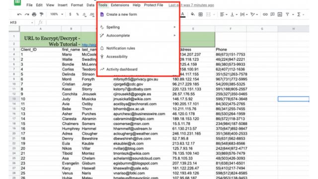 How to password-protect a Google Sheet