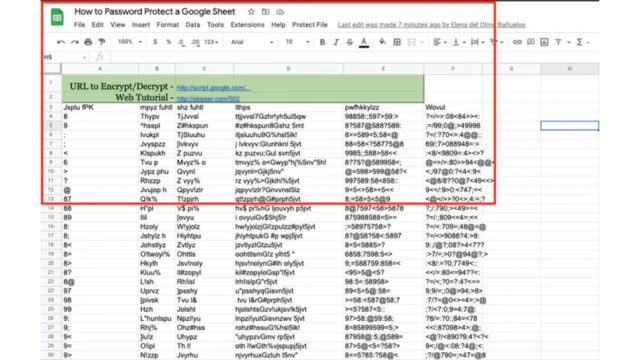 How to password-protect a Google Sheet