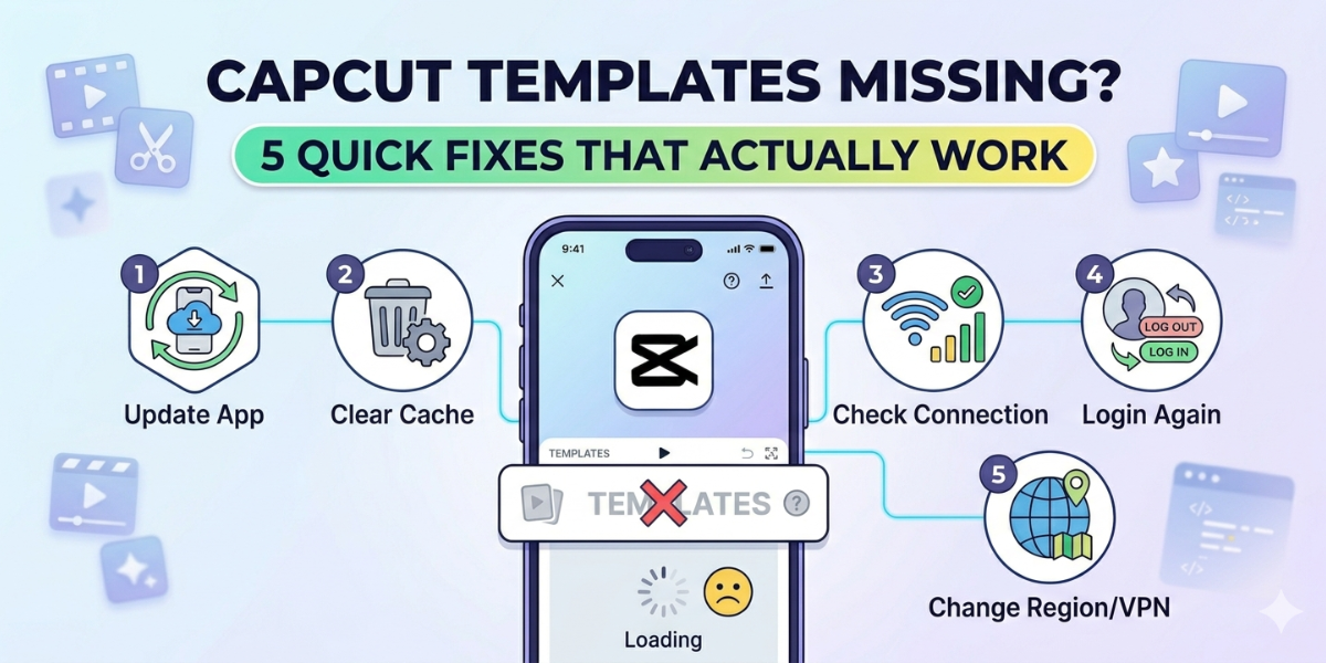 CapCut Templates Missing? 5 Quick Fixes That Actually Work